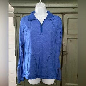 lululemon athletica Blue 1/4 zip up